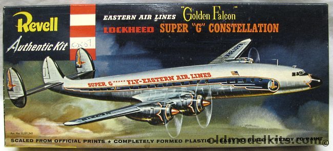 Revell 1/128 Lockheed Super G Constellation Eastern Golden Falcon - 'S' Issue, H245-98 plastic model kit